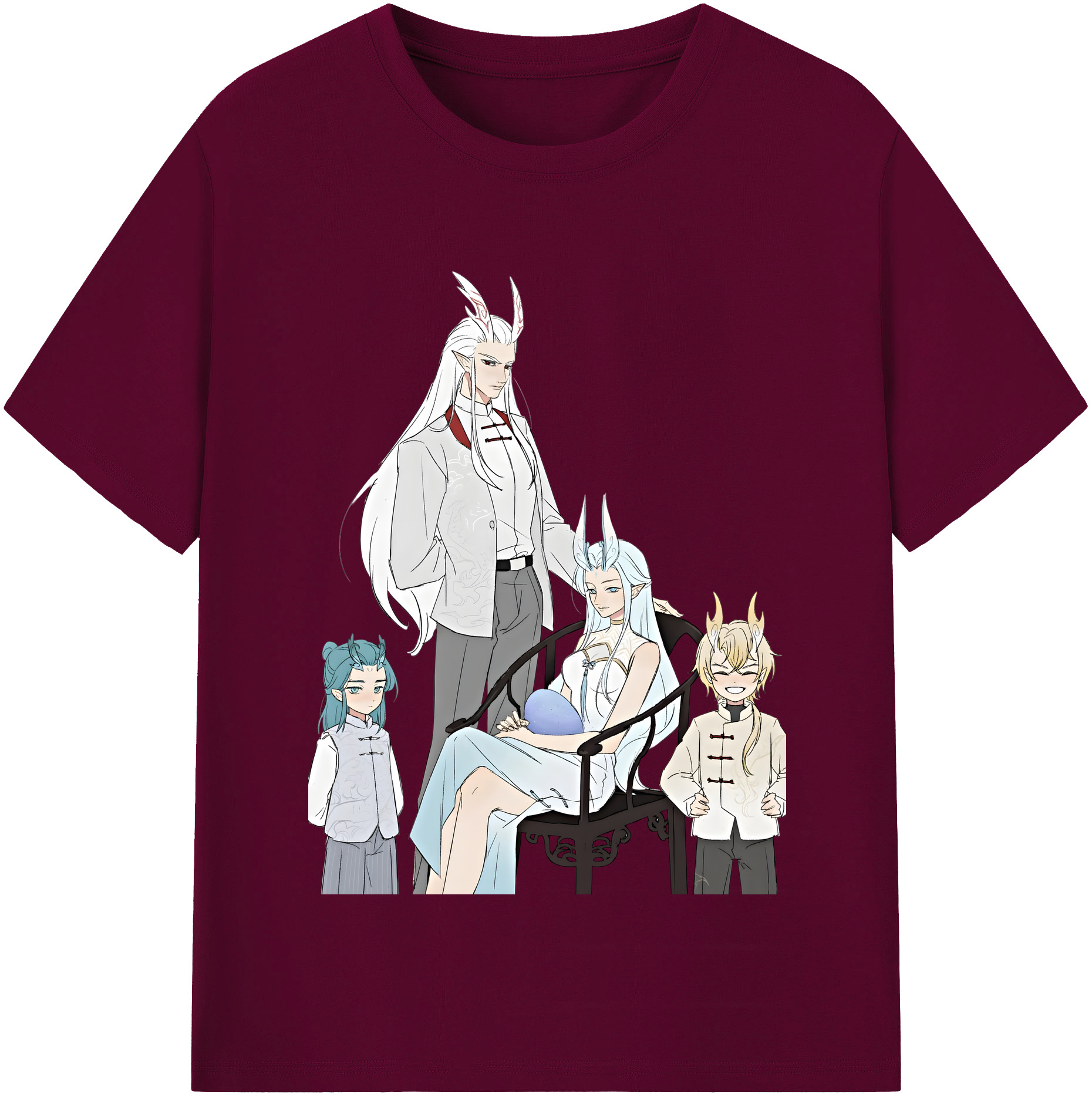 （画像用） Ne Zha 2 ナタ 魔童の大暴れ レディースカジュアルプリントTシャツ（綿100％）